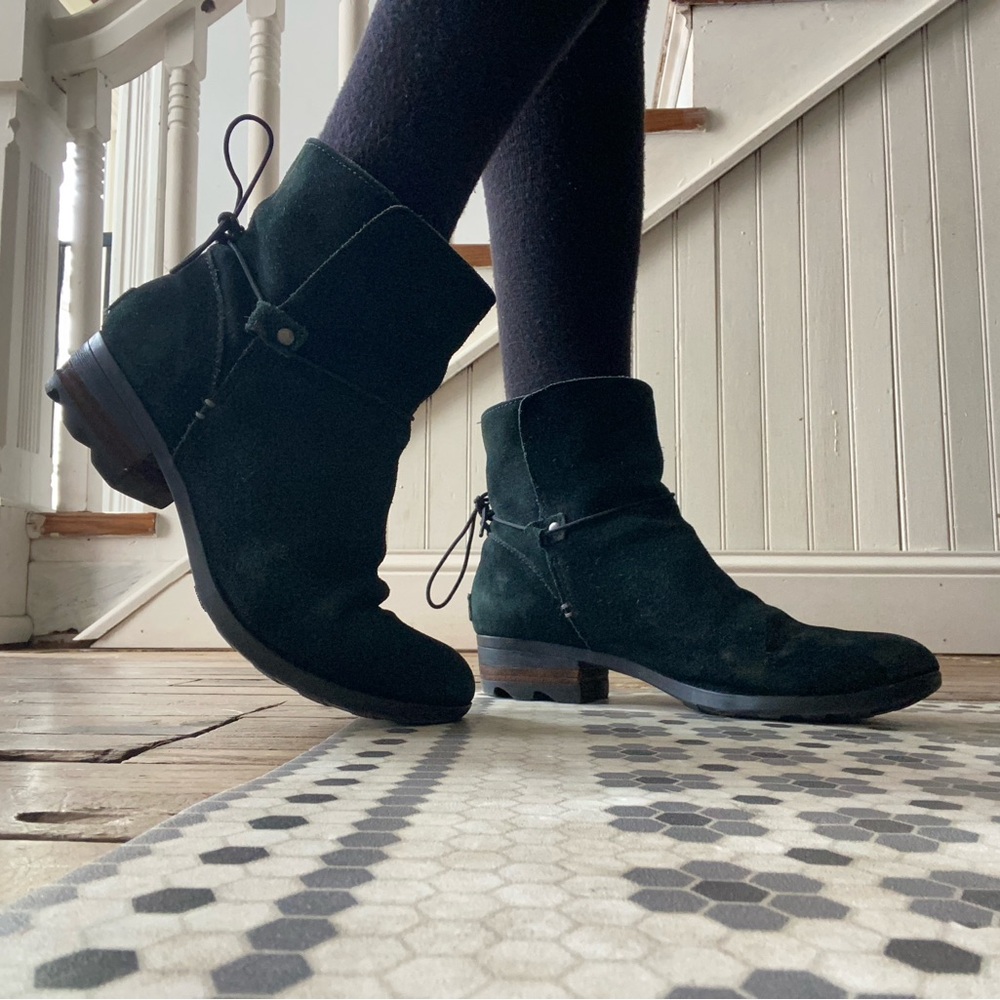SOREL Farah Suede Leather Ankle Boot